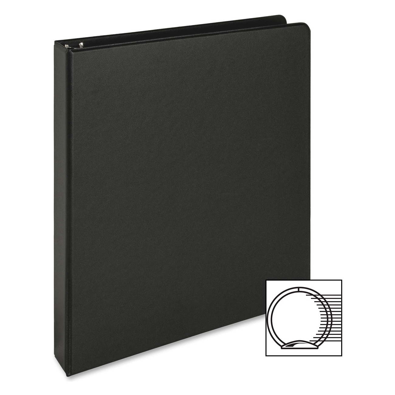 Кольцевой переплет Business Source - Вместимость 1 переплета - 3 Х круглых кольцевых крепежа -