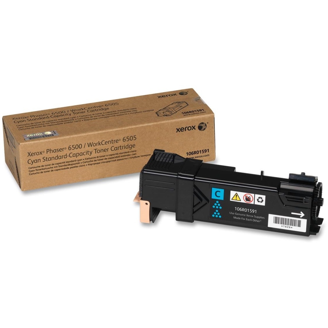 Xerox 106R01591 Toner Cartridge - Cyan - Laser - 1000 Page