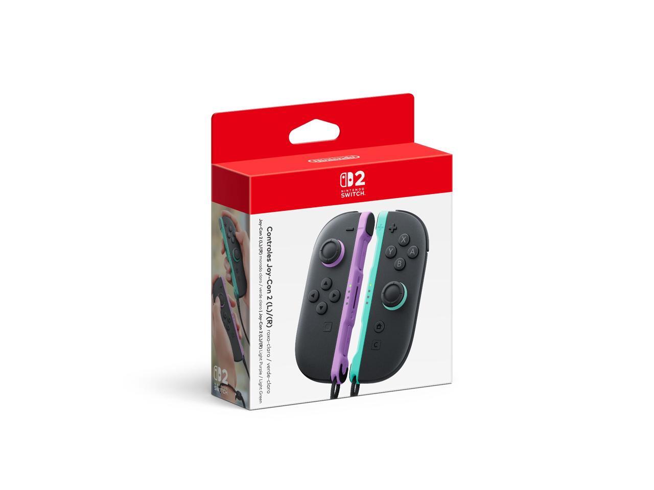 Nintendo 127067 Joy-Con Controller Pair Light Purple And Green