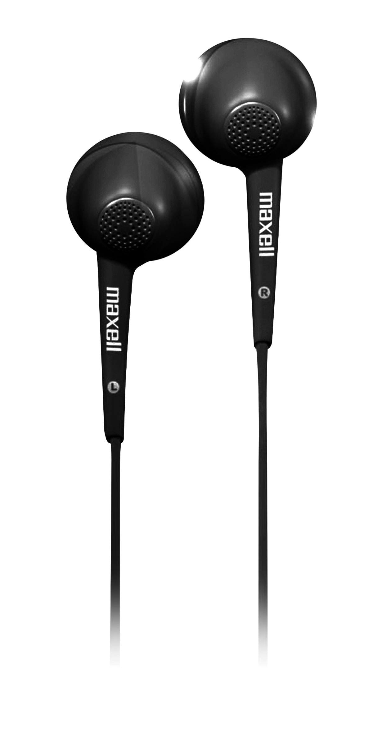 Maxell 191569 Jelleez Earset Wired Earbuds Black 3 Ft Cable