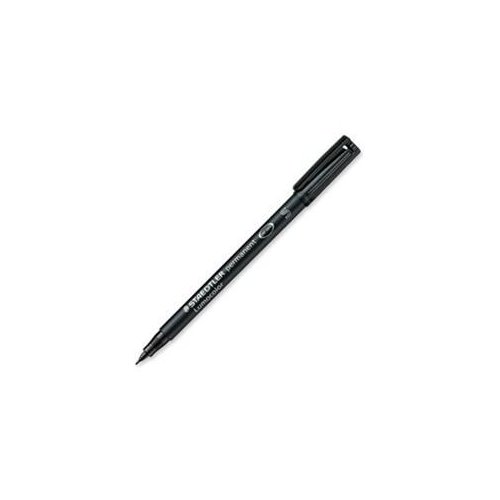 Lumocolor Fibre-tip Porous Point Pen - Ultra Fine Pen Point Type - Black Ink