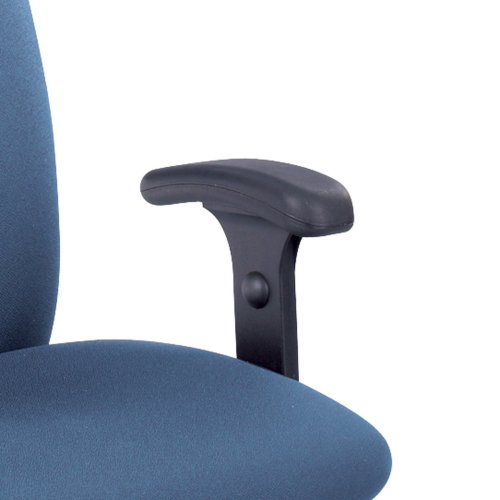 Safco Adjustable T-pad Arm Kit For Big & Tall Chairs – Black – 2 / Pair (3496BL)