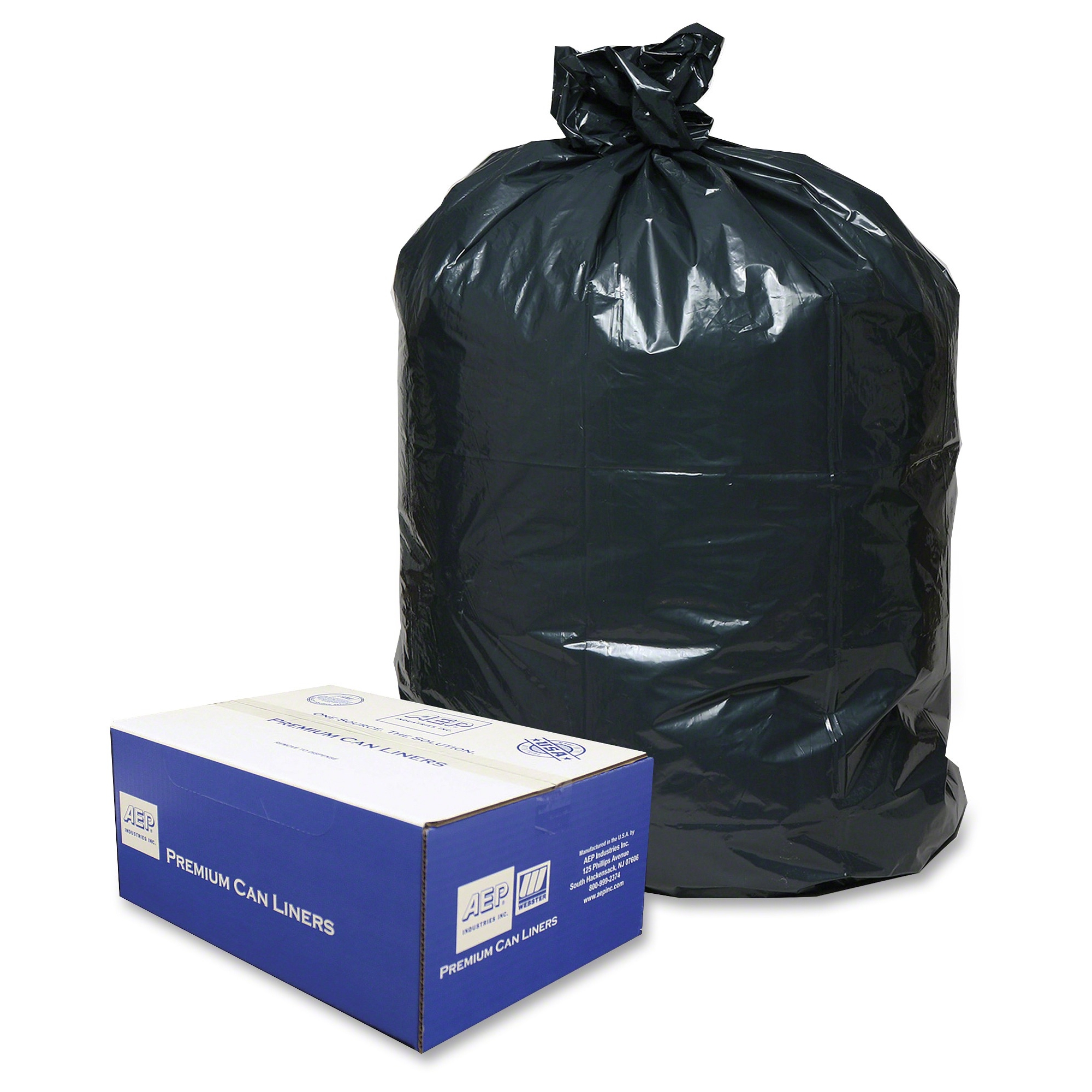 Webster 13 Gallon Drawstring Trash Bags