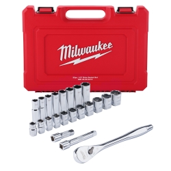 Milwaukee Electric Tools 48-22-9410 Milwaukee 22-piece 1/2 In. Drive Socket