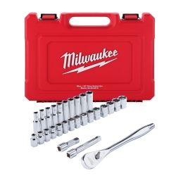 Milwaukee Electric Tools 48-22-9510 Milwaukee 28-piece 1/2 In. Socket Wrench Set