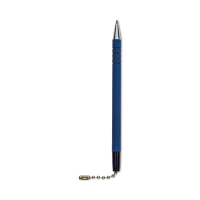 Controltek 555566 Antimicrobial Counter Chain Pen, Medium, 1 Mm, Blue Ink, Blue - Picture 1 of 1