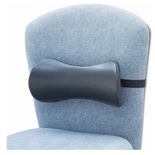 Safco 7154BL Memory Foam Lumbar Support Backrest Black 14.5″