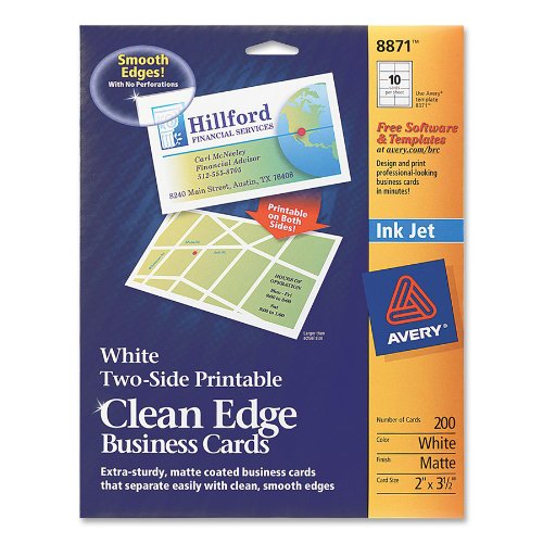 Avery&reg; Clean Edge Business Cards (8871)