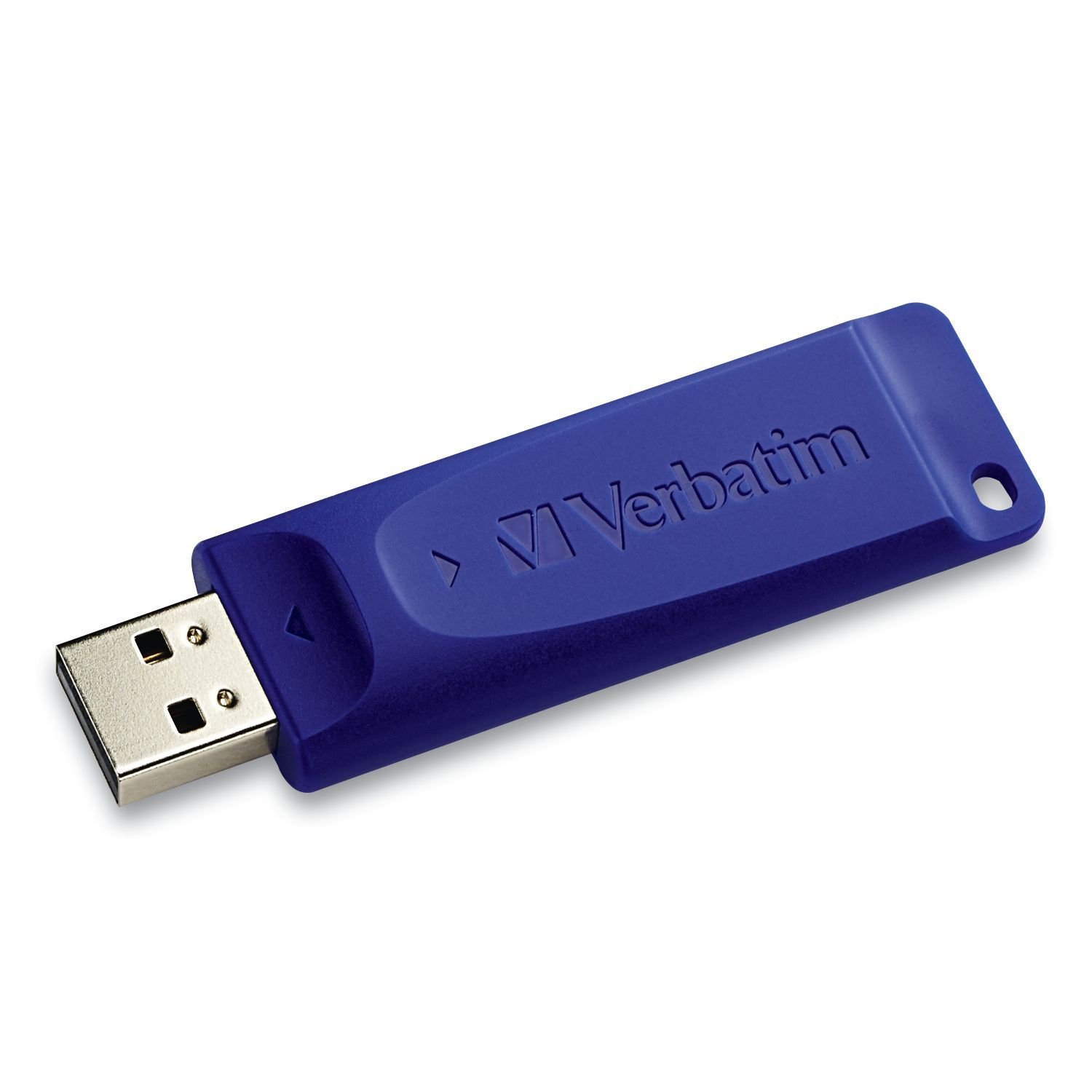Verbatim 98659 128GB USB Flash Drive Retractable Blue