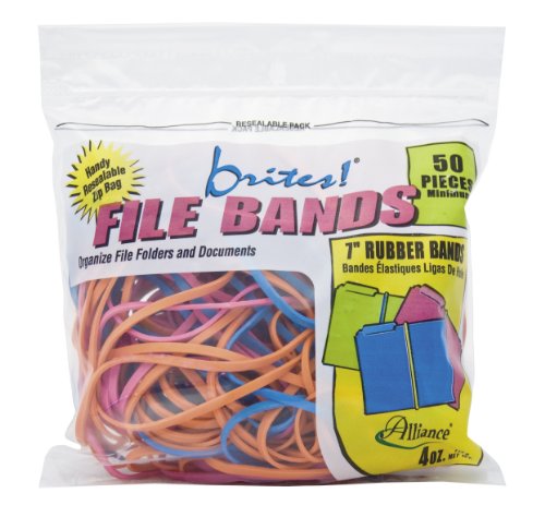 Alliance Rubber Brites! Резиновые ленты Pic-pac - Длина 0,12 X ширина 7 -