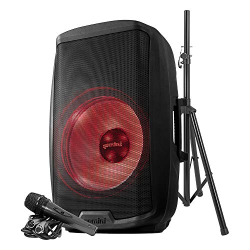 Gemini AS2115BTLTPK 15" Bluetooth PA Speaker System with LED Lighting