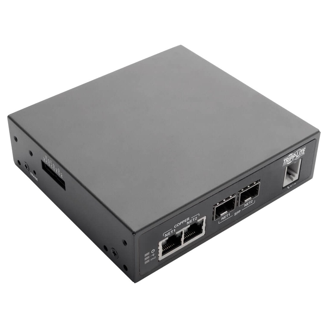 Tripp Lite 8-Port Console Server Built-In Modem Dual GbE NIC Flash Dual SIM