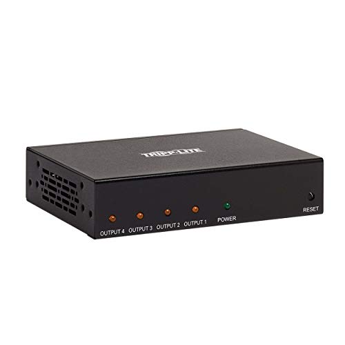 Tripp Lite HDMI Splitter 4-Port 4K @ 60Hz Multi-Resolution Support HDR TAA