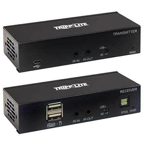 Tripp Lite HDMI Over Cat6 Extender Kit w KVM Support 4K60Hz USB/IR PoC TAA