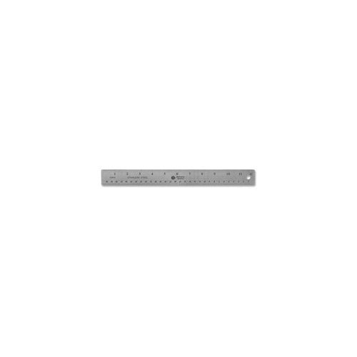 Business Source BSN32361 Ruler 12" Stainless Steel Silver