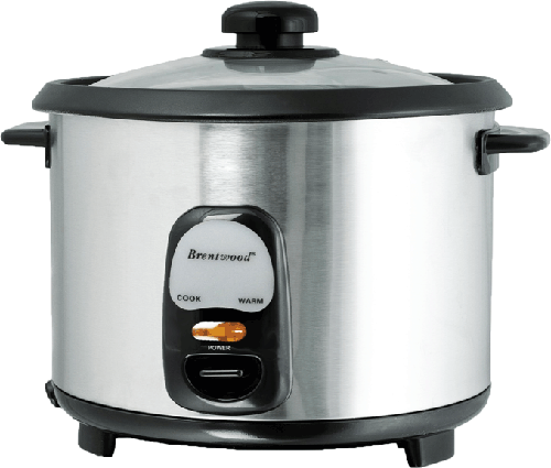 Brentwood Appliances BTS200 10 Cup Rice Cooker Stainless Ste