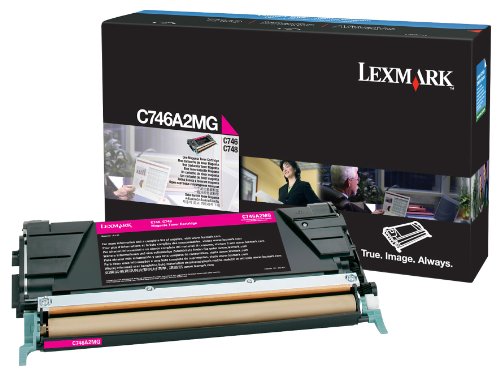 Тонер-картридж Lexmark C746, C748 Magenta с программой возврата тонера - Пурпурный - Лазерный -