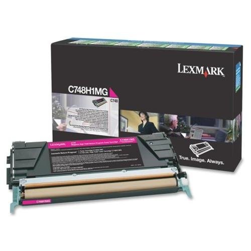 Картридж с тонером Lexmark C748 Magenta High Yield с программой возврата - Пурпурный - Лазерный