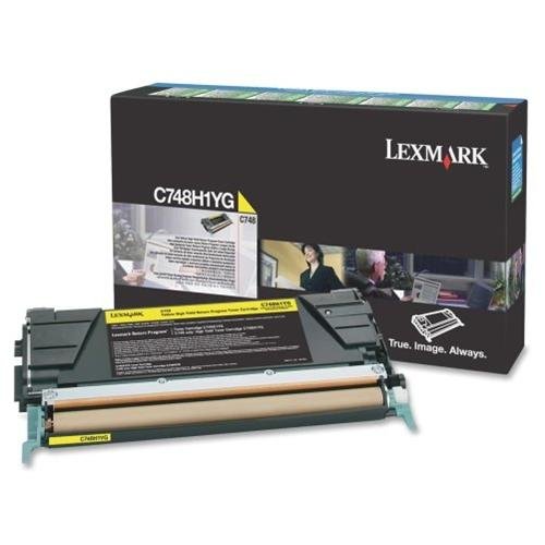 Тонер-картридж Lexmark C748 Yellow High Yield с программой возврата тонера - Желтый - Лазерный -