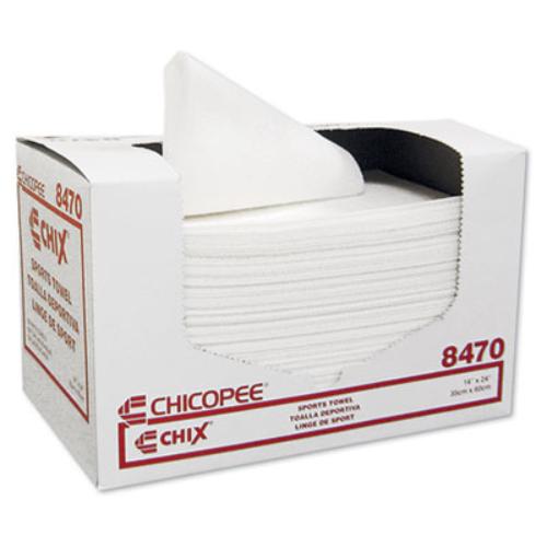 Chix CHI8470 Sports Towels 14 X 24 White 100 Towels/pack 6 Packs/carton