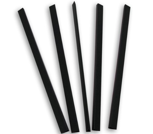 C-line Slide On Binding Bar - 40 Sheet Capacity - 100 / Box - Black (CLI34441)