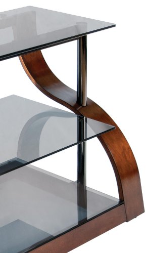 Bello CW342 Expresso Finish Curved Wood A/v Sy