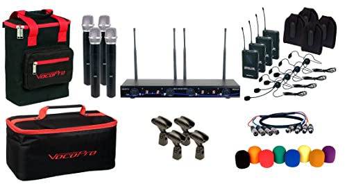 Vocopro DIGITAL34AI 4-Channel Wireless Instrument and Microphone System