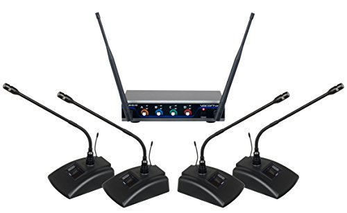 Vocopro DIGITALQUADCONC2 4-Channel UHF Digital Wireless Conference System