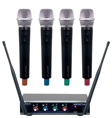 Vocopro DIGITALQUADH2 Voco 4 Ch Uhf Dsp Hybrid W Hh Mic Sys