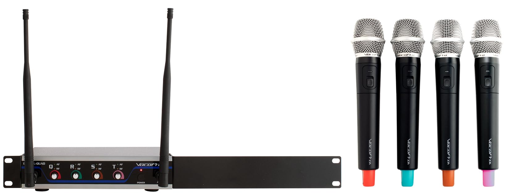 VOCOPRO DIGITALQUADH500 Four Channel Uhf Wireless Microphone System