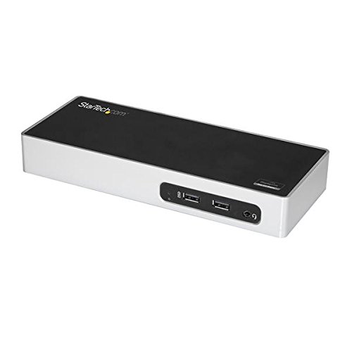 StarTech.com USB 3.0 Dual Monitor Docking Station - HDMI and DVI / VGA - Laptop