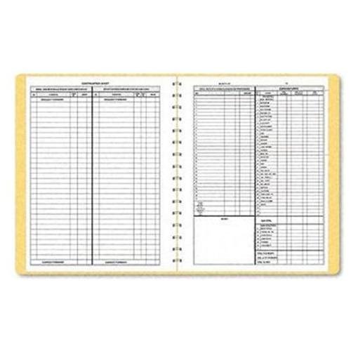 Dome Monthly Bookkeeping Record - 128 Sheet[s] - Wire Bound - 11.25