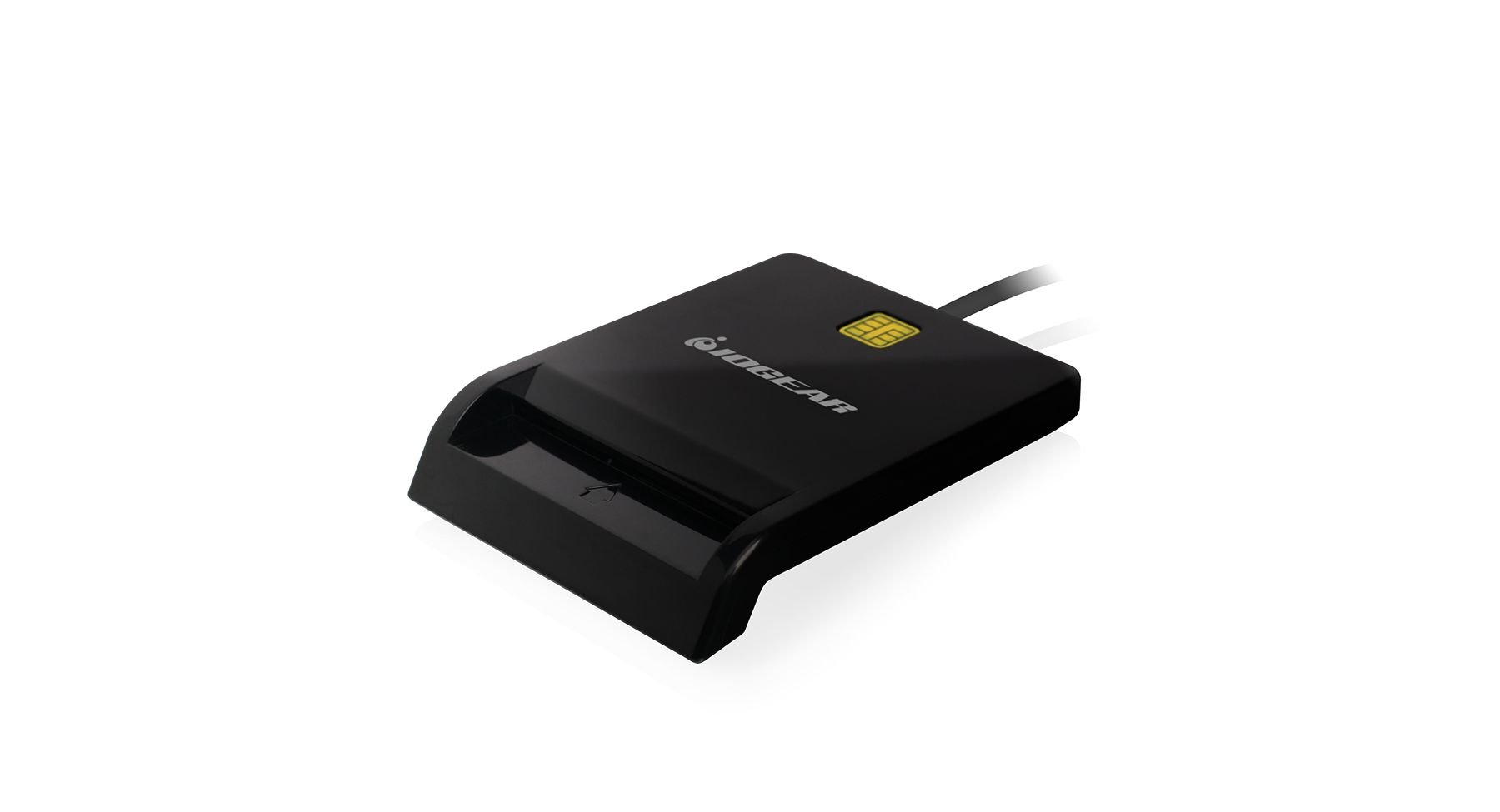 Считыватель смарт-карт Iogear Gsr212 - Контактный - Кабель Usb 2.0 Черный (gsr212)