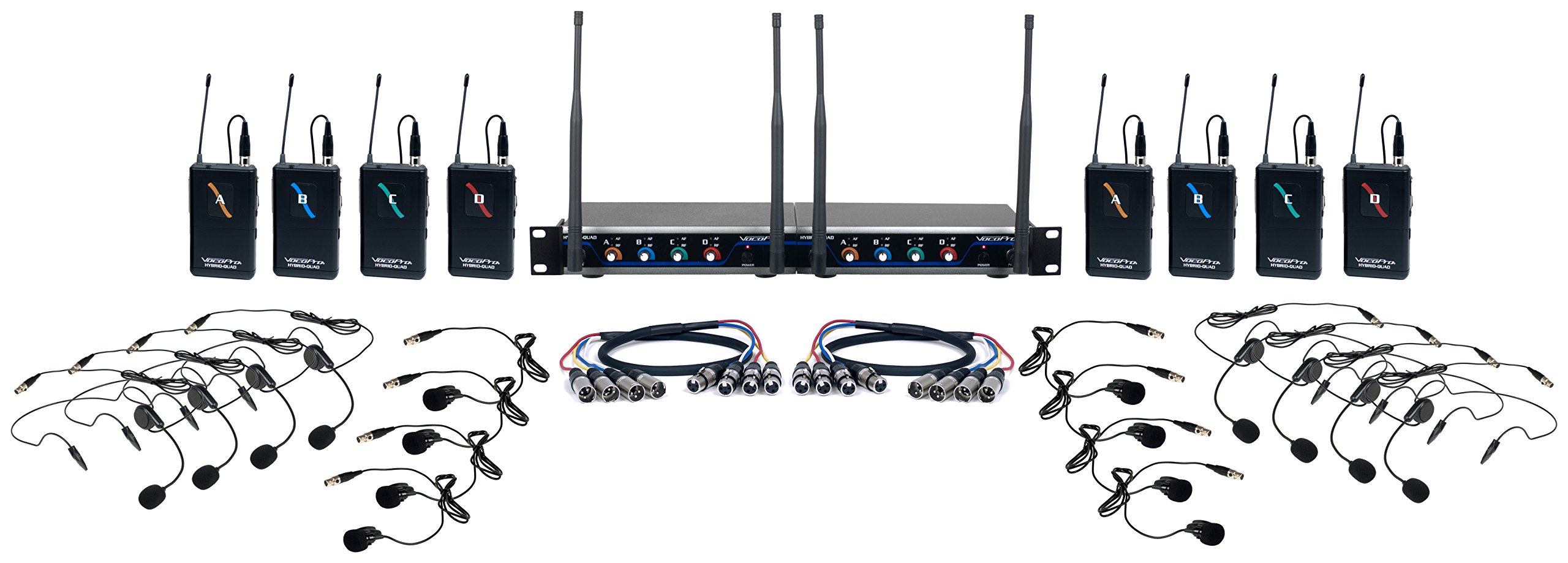 Vocopro HYBRIDPLAY8 8channel Uhf Digital Hybrid