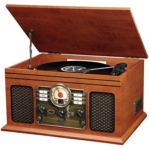 Innovative Itvs-200b 6-in-1 Bluetooth[r] Nostalgic Entertainment Center