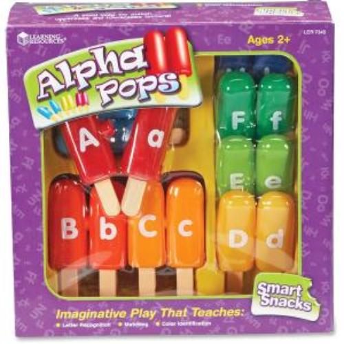 Smart Snacks Alpha Pops - Skill Learning: Visual, Color Identification, Letter