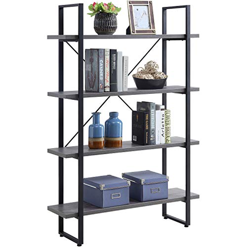 Книжный шкаф на металлическом каркасе Lorell SOHO с 4 полками (llr-97620) (llr97620)