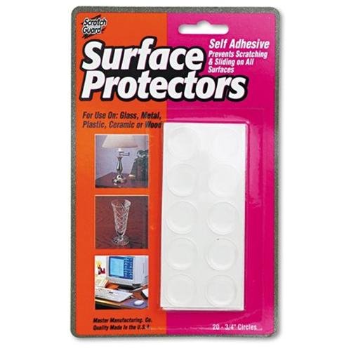 Master Manufacturing MAS88600 Surface Protectors 0.75″ Clear 20/pack
