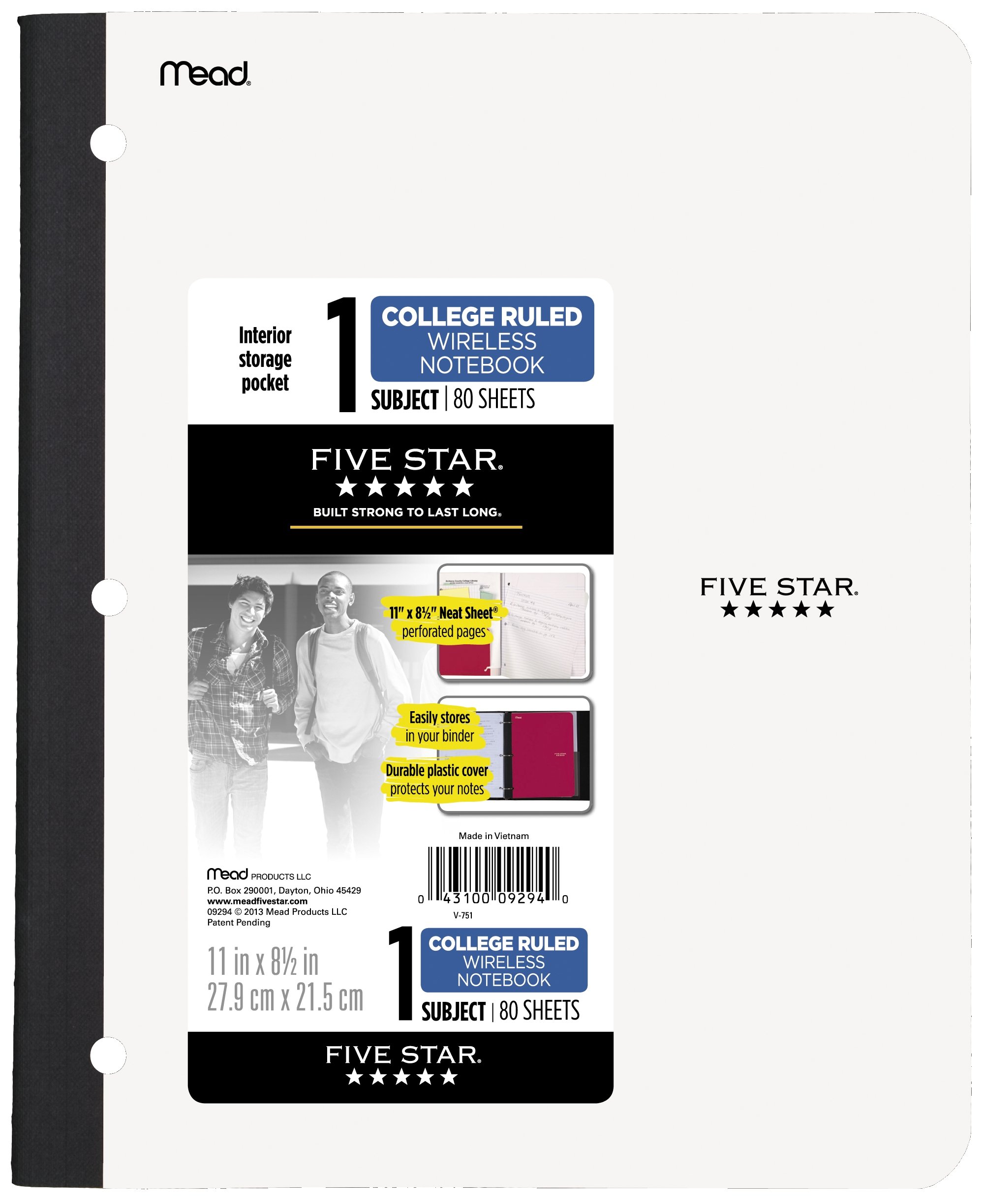Беспроводной ноутбук Five Star 11 с карманом [09294] (mea-09294) (mea09294)