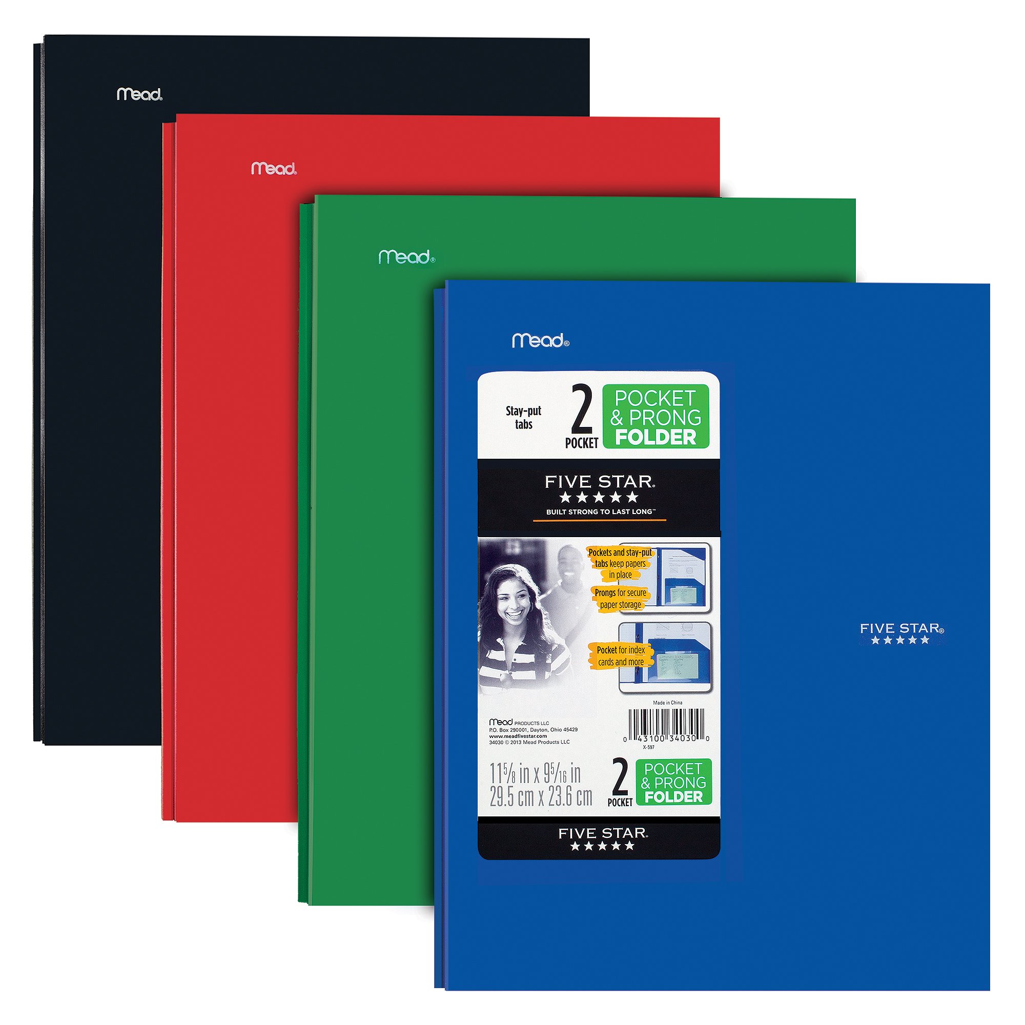 Карманная папка с фиксирующими вкладками Mead mea-38048 mea38048 5990₽