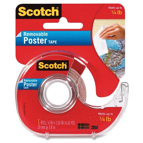 Scotch Removable Poster Tape - 0.75