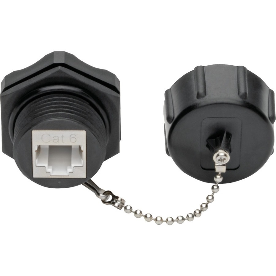 Промышленный экранированный разъем Tripp Lite Keystone Jack Cat6 Cat5e RJ45 110 с перфорацией