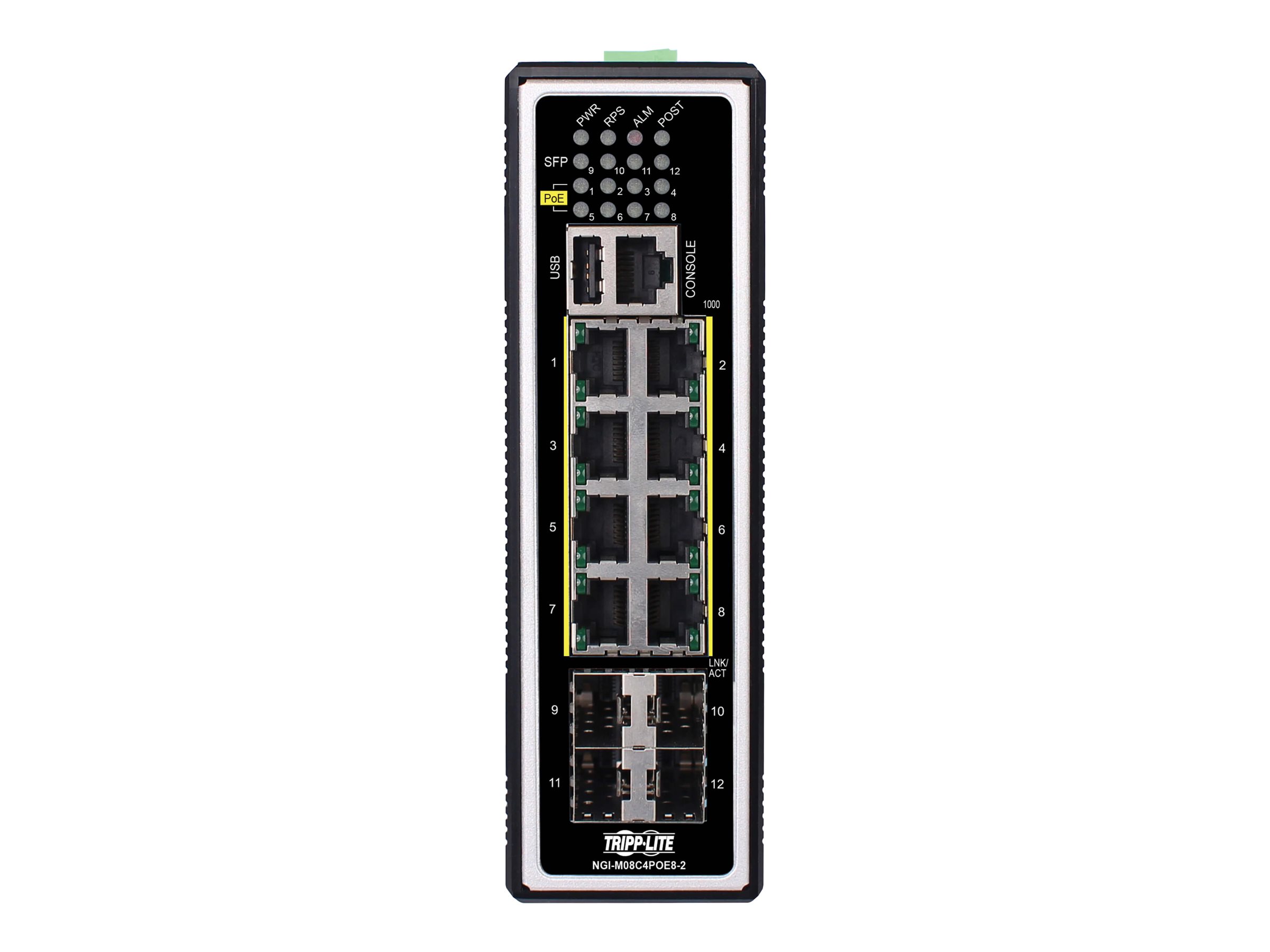 Коммутатор Ethernet Tripp Lite NGI-M08C4POE8-2 (ngim08c4poe82)