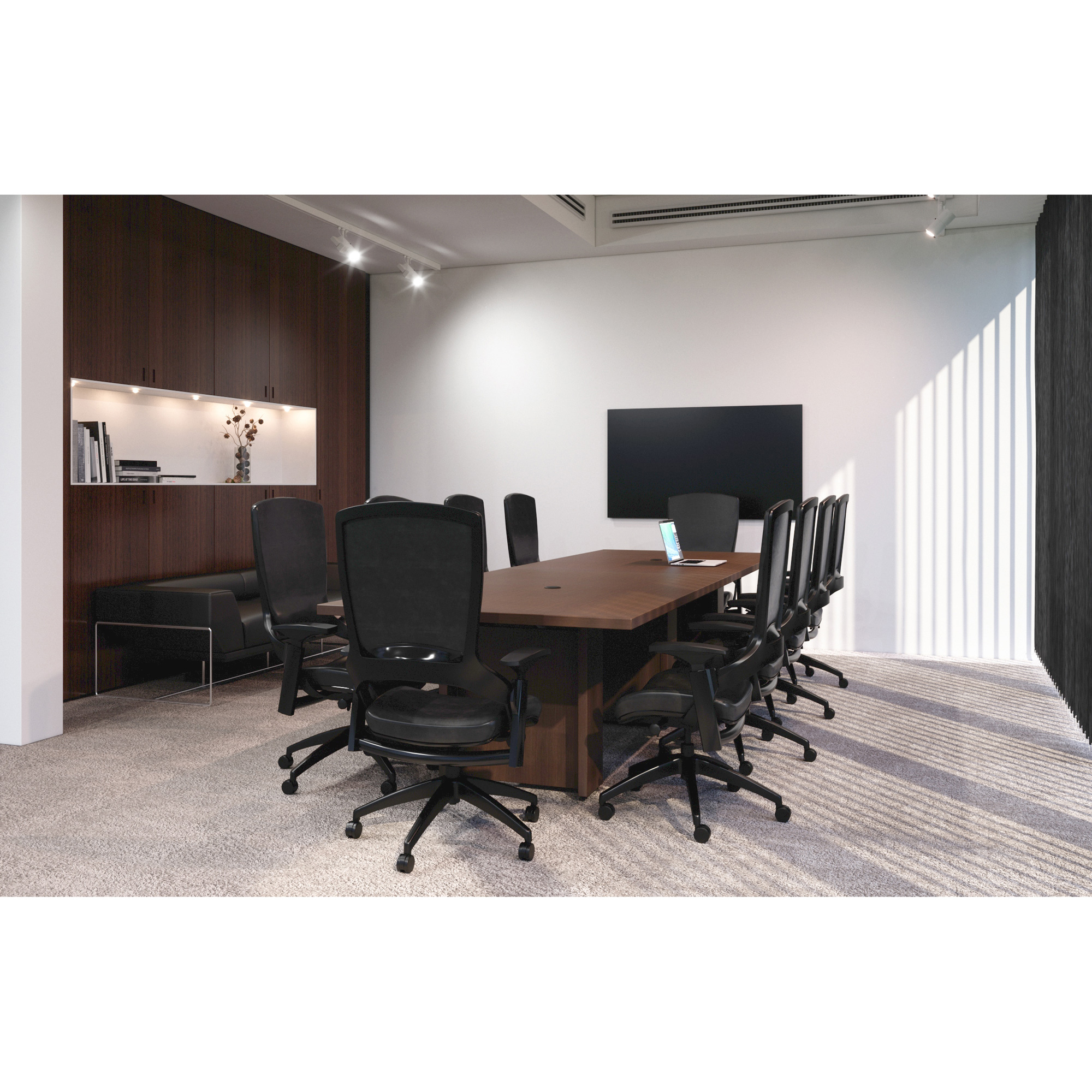 Lorell Prominence Conference Table Slim Base (plb24hmy)