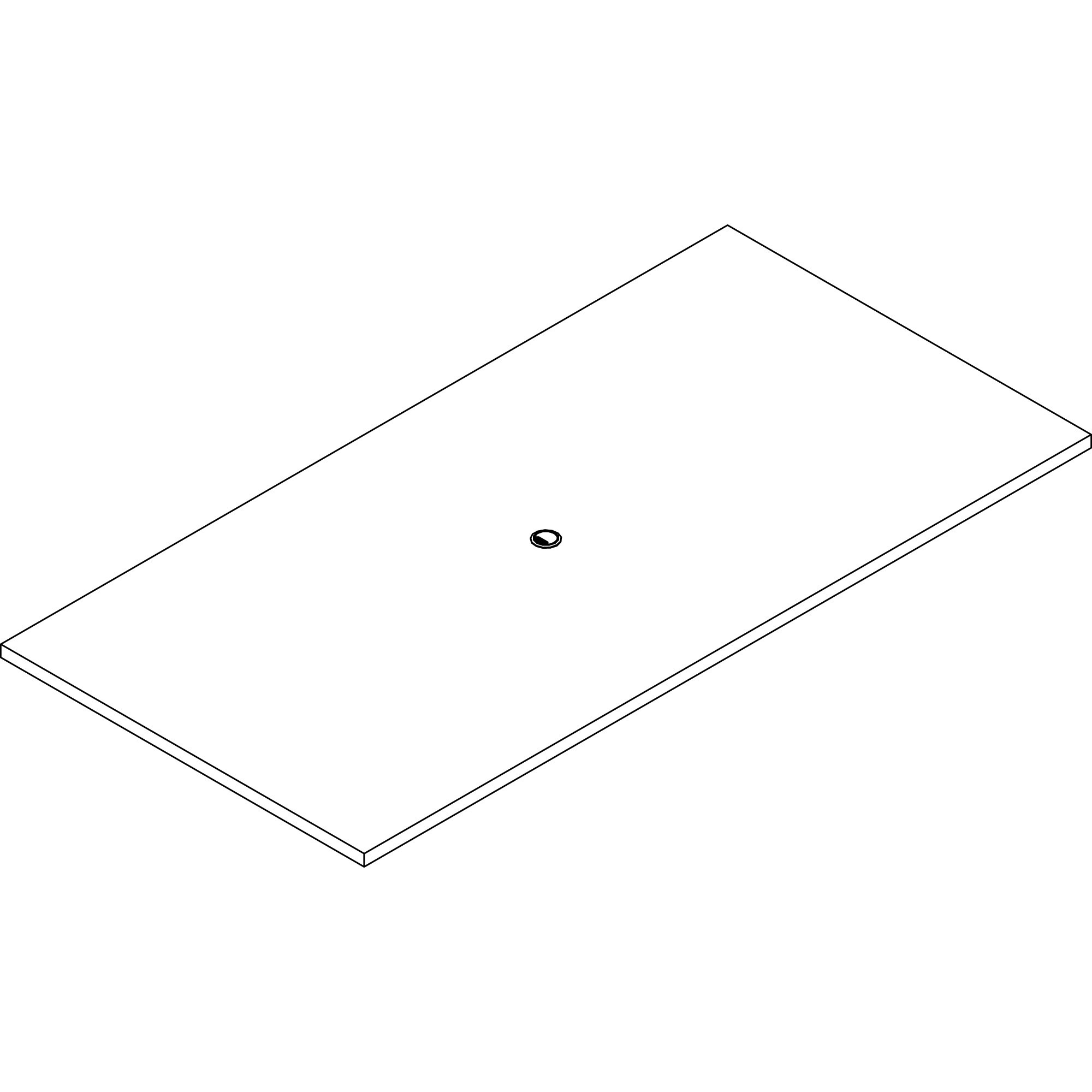 Lorell Prominence 2.0 Rectangular Conference Tabletop (prc4896es)