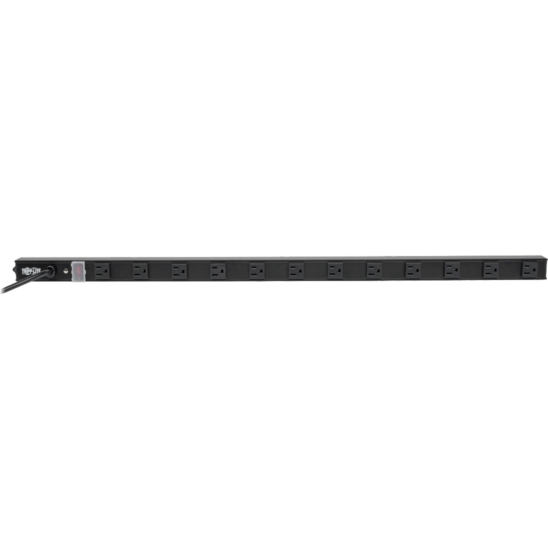 Tripp Lite 12 Steckdosenleiste 5-15R 15' Kabel vertikal 5-15P 15A 36" schwarz - Bild 1 von 8