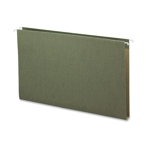 Smead 64339 Standard Green Hanging Box Bottom Folders - Legal - 8.50