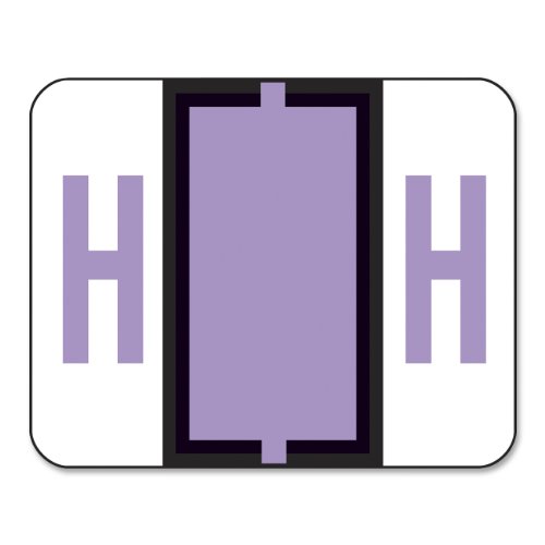 Smead SMD67078 Lavender Bar-style Color-coded Labels 1.25″x1″ 500/Roll