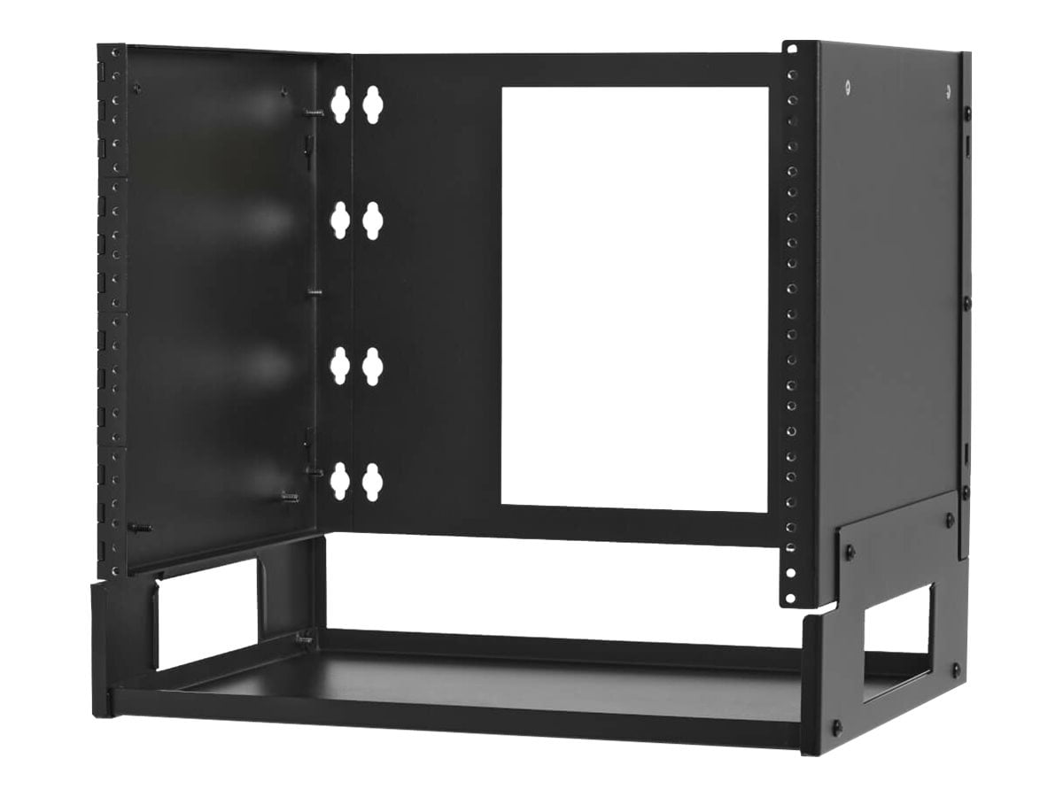 Tripp Lite 8U Wall-Mount Bracket with Shelf for Small Switches and Patch Panels,