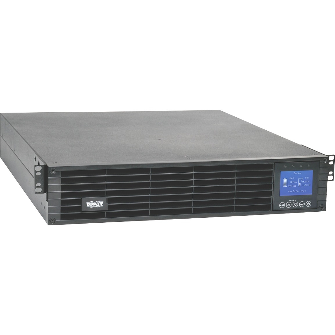 Встроенный ИБП Tripp Lite 2200va 1980 Вт Smart Online с Жк-дисплеем для монтажа в стойку 208/230 В Usb 2u -